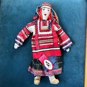 Vintage Russian Cloth Doll